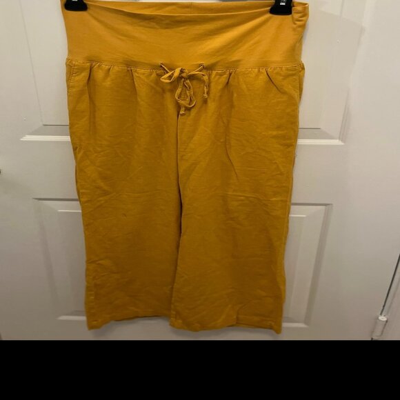 😍 3x $18 Clearance NWOT Old Navy Women's maternity Pants In Linen Blend. Size M - Picture 4 of 9